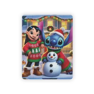 festive kids' puzzle, 30 piece | holiday fun, family activity, gift for children, winter wonderland, christmas playtime