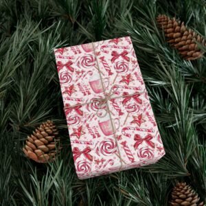 charming floral gift wrap paper perfect for holidays, birthdays, anniversaries, baby showers, and more