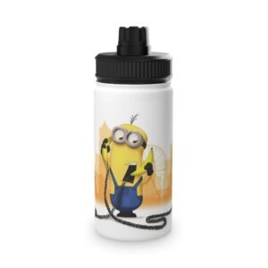 minion stainless steel water bottle – fun hydration for kids & adults, sports, gym, outdoor activities, minion lovers