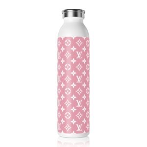 luxury pink slim water bottle stylish hydration for fashion lovers